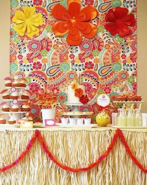 Ideas para mesa de fiesta hawaiana. | Ideas y material gratis para ...