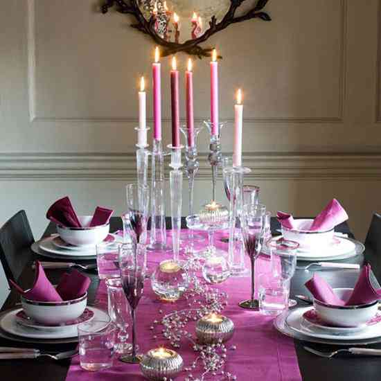 Ideas para una mesa en fucsia y negro | openDeco. Decoración e ... Ideas para una mesa en fucsia y negro | openDeco. Decoración e ...