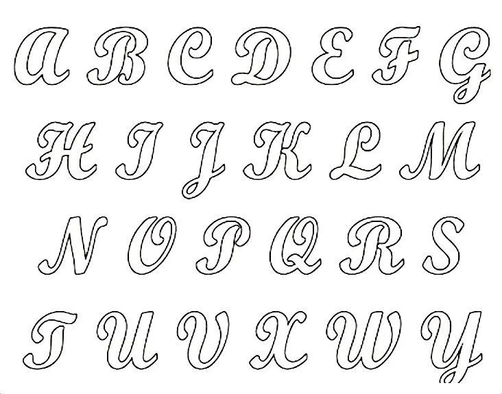 8 ideas de Moldes de letras | moldes de letras, modelos de letras, moldes  de letras bonitas