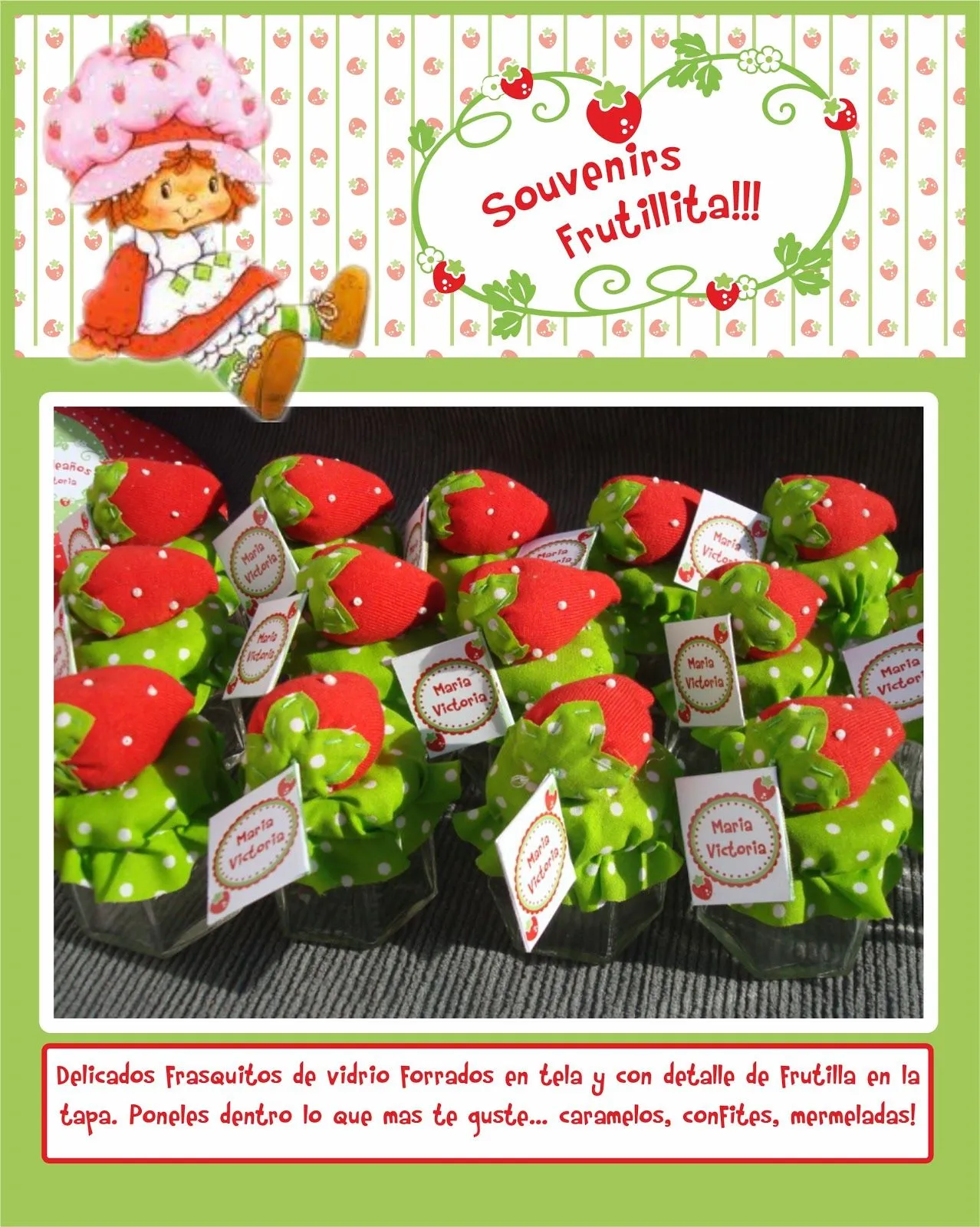 Ideas por monton: Souvenirs de frutillita!