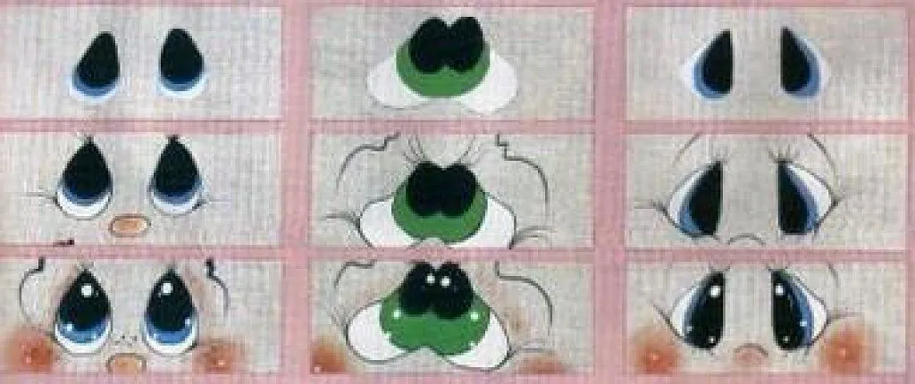 Como dibujar los ojos de una muneca de trapo - Imagui Como dibujar los ojos de una muneca de trapo - Imagui