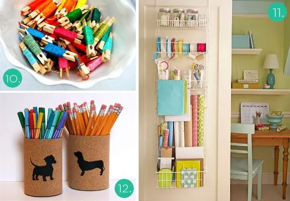 Ideas para ordenar tu material de manualidades | el taller de las ...