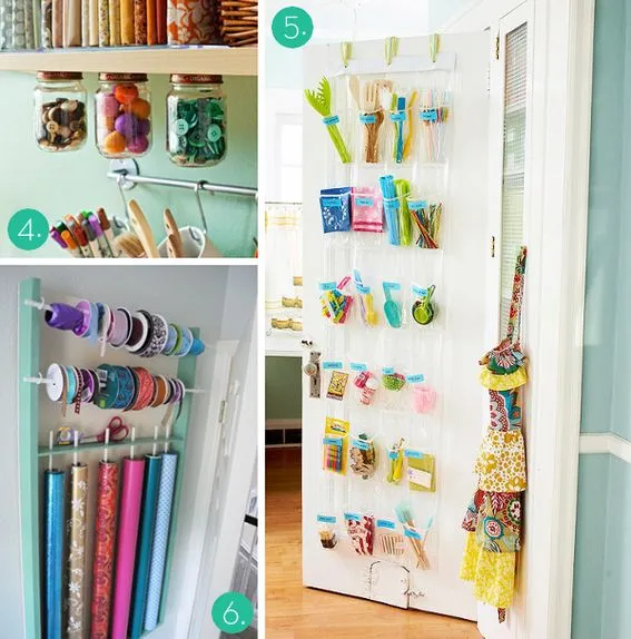 Ideas para ordenar tu material de manualidades | el taller de las ... Ideas para ordenar tu material de manualidades | el taller de las ...