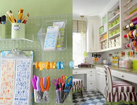 Ideas para organizar el taller en casa