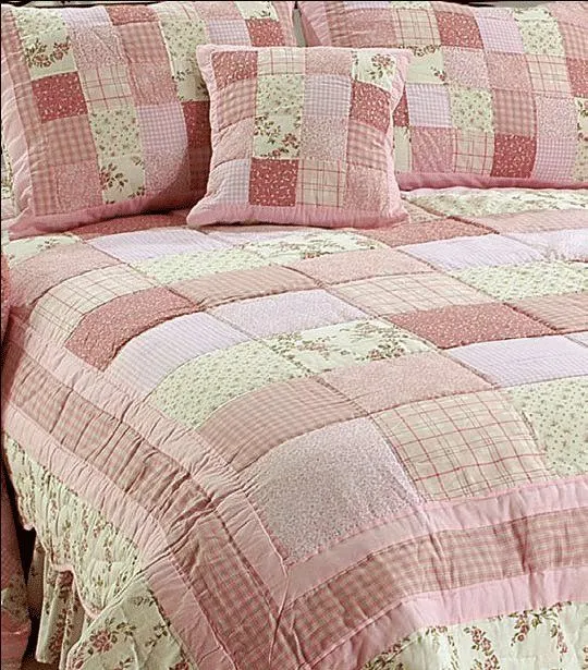 ARTESANIAS DECORATIVAS: CUBRECAMA PATCHWORK