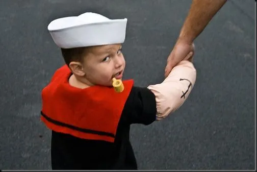 Ideas y patrones para un disfraz de Popeye el Marino | Todo Halloween Ideas y patrones para un disfraz de Popeye el Marino | Todo Halloween