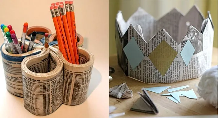 Ideas para reciclar papel de periódico