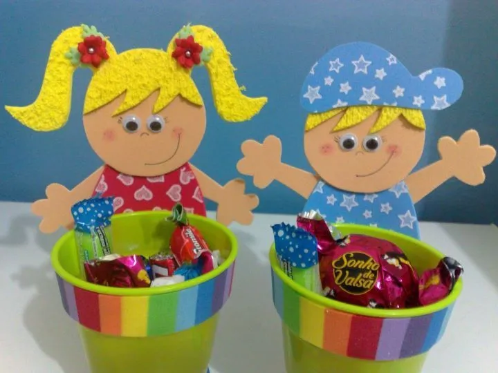 Ideas de Sorpresas para fiestas infantiles | fofuchas y goma eva ...