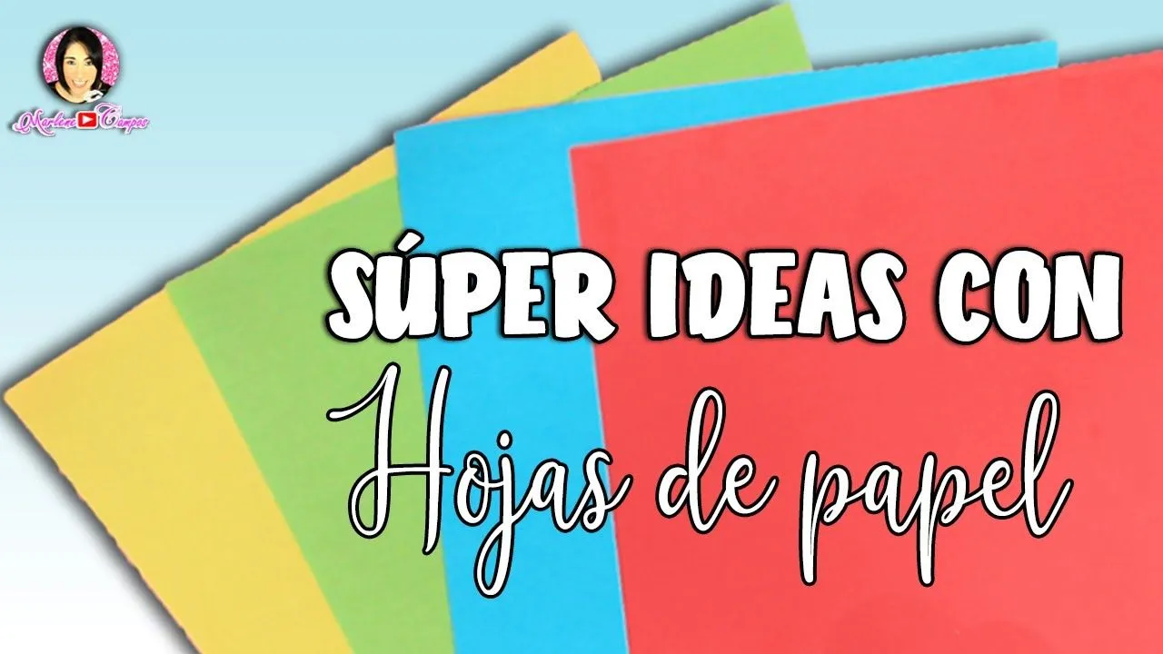 3 IDEAS SÚPER CREATIVAS PARA HACER CON HOJAS DE PAPEL BOND / DIY con Marlene Campos - YouTube 3 IDEAS SÚPER CREATIVAS PARA HACER CON HOJAS DE PAPEL BOND / DIY con Marlene Campos - YouTube