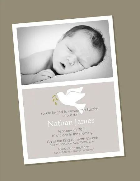 Ideas para tarjetas de bautizo de niño | Ideas | Fiestas y ...