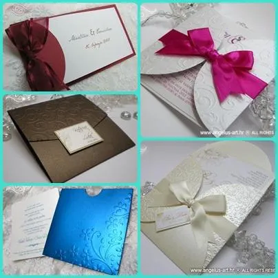 Tarjetas de invitación para bodas sencillas - Imagui