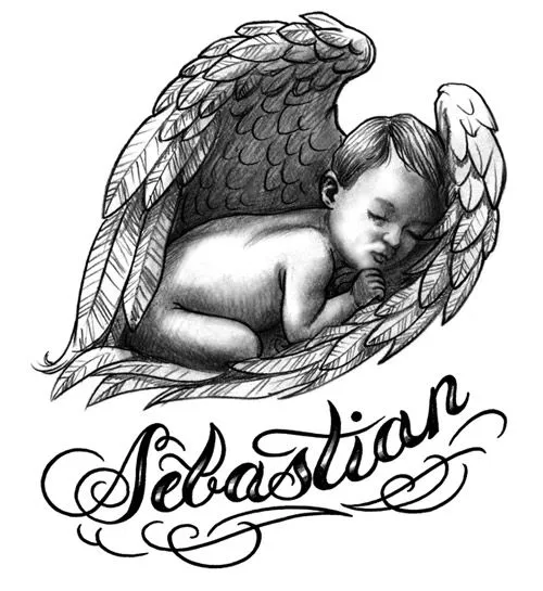 Ideas para tu tattoo: Ángel bebé