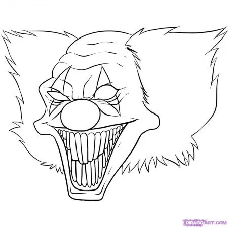 Ideas para tu tattoo: Payaso malvado