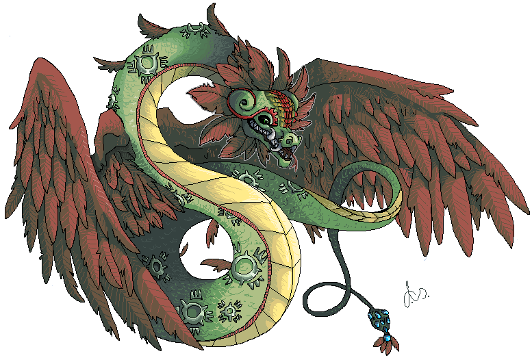 Ideas para tu tattoo: Serpiente emplumada, Quetzalcoatl Ideas para tu tattoo: Serpiente emplumada, Quetzalcoatl