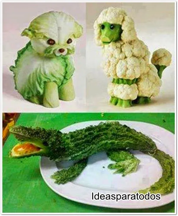 Ideas Para Todos: Arte Con Fruta Y Verduras Ideas Para Todos: Arte Con Fruta Y Verduras