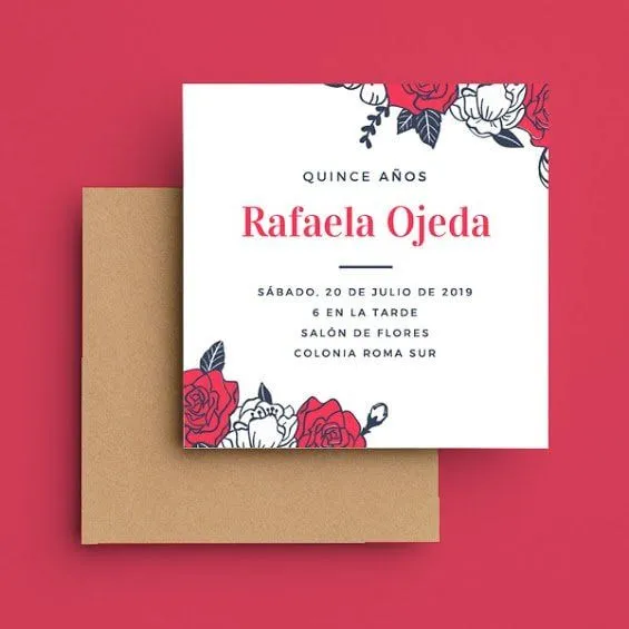 Ideas para XV años por Canva