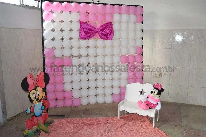 Ideias para uma Festa com o Tema Minnie Baby! |Fazendo a Nossa Festa