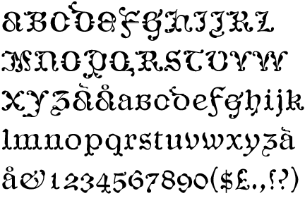 Identifont - Caligrafia De Bula