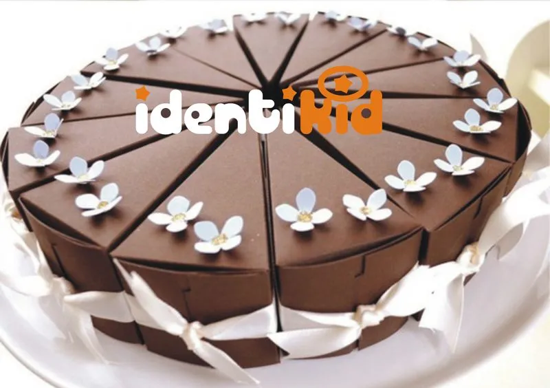 IDENTIKID diseño grafico para eventos: TORTA SOUVENIR en cajas con ...