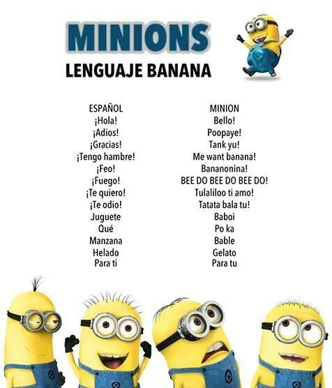 Idioma minions | Everything MINIONS | Pinterest | Minions Idioma minions | Everything MINIONS | Pinterest | Minions