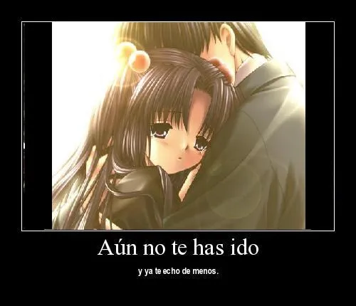 Anime con frases tiernas - Imagui