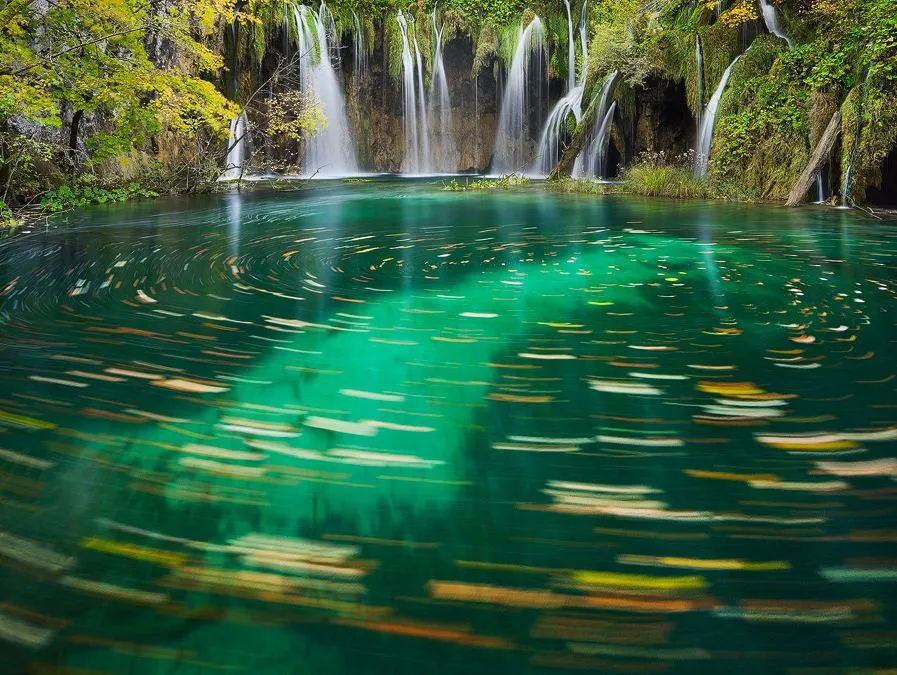 Banco de Imágenes Gratis .COM: Cascadas del río azul - Blue river ...