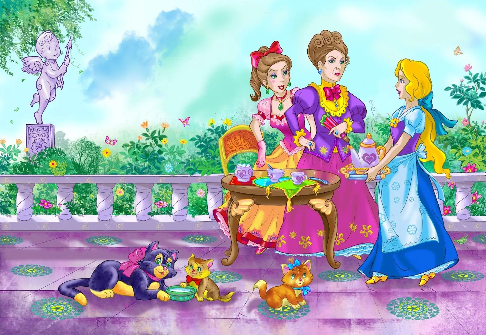 idool Fondos infantiles con dibujos animados de la cenicienta en ... idool Fondos infantiles con dibujos animados de la cenicienta en ...