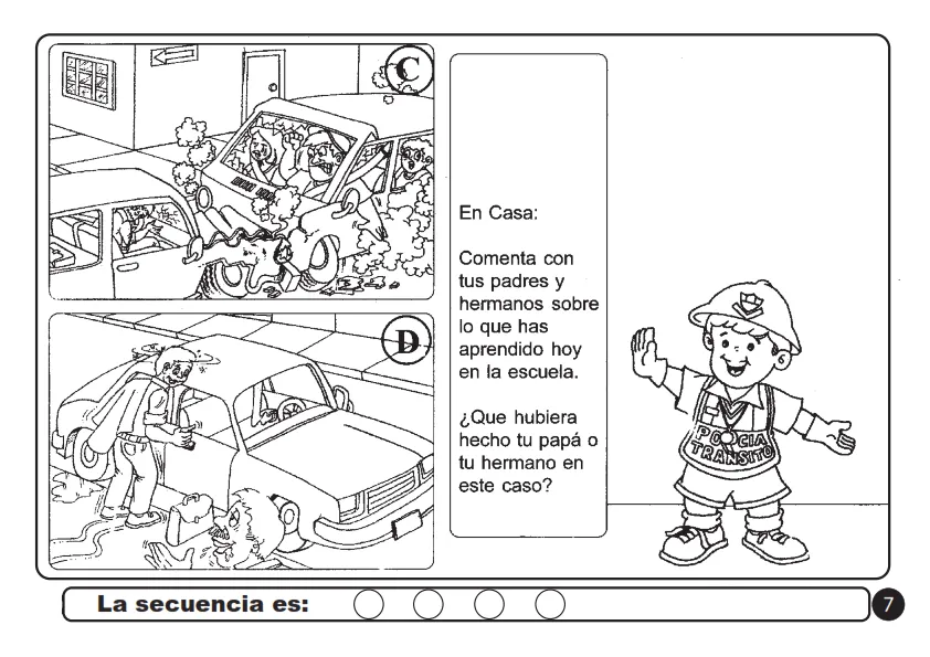 I.E. Nº 2024 NIVEL PRIMARIA: SEGURIDAD VIAL - IMÁGENES