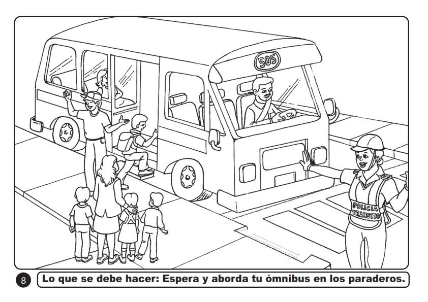 I.E. Nº 2024 NIVEL PRIMARIA: SEGURIDAD VIAL - IMÁGENES