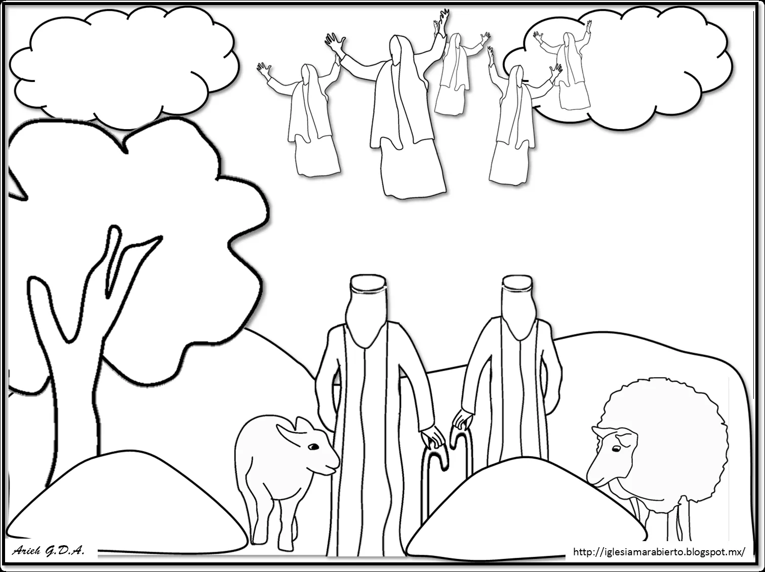 IGLESIA MAR ABIERTO: Estudio bíblico para niños - los ángeles y ...