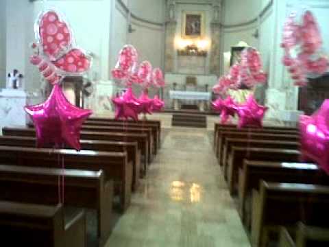 IGLESIA XV AÑOS CON GLOBOS-HELIO - YouTube