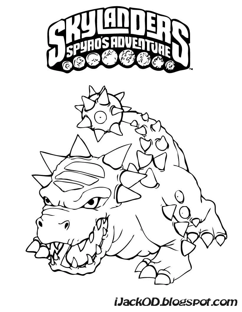 iJack O D Colouring Pages: Skylanders: Spyro's Adventure Colouring ... iJack O D Colouring Pages: Skylanders: Spyro's Adventure Colouring ...