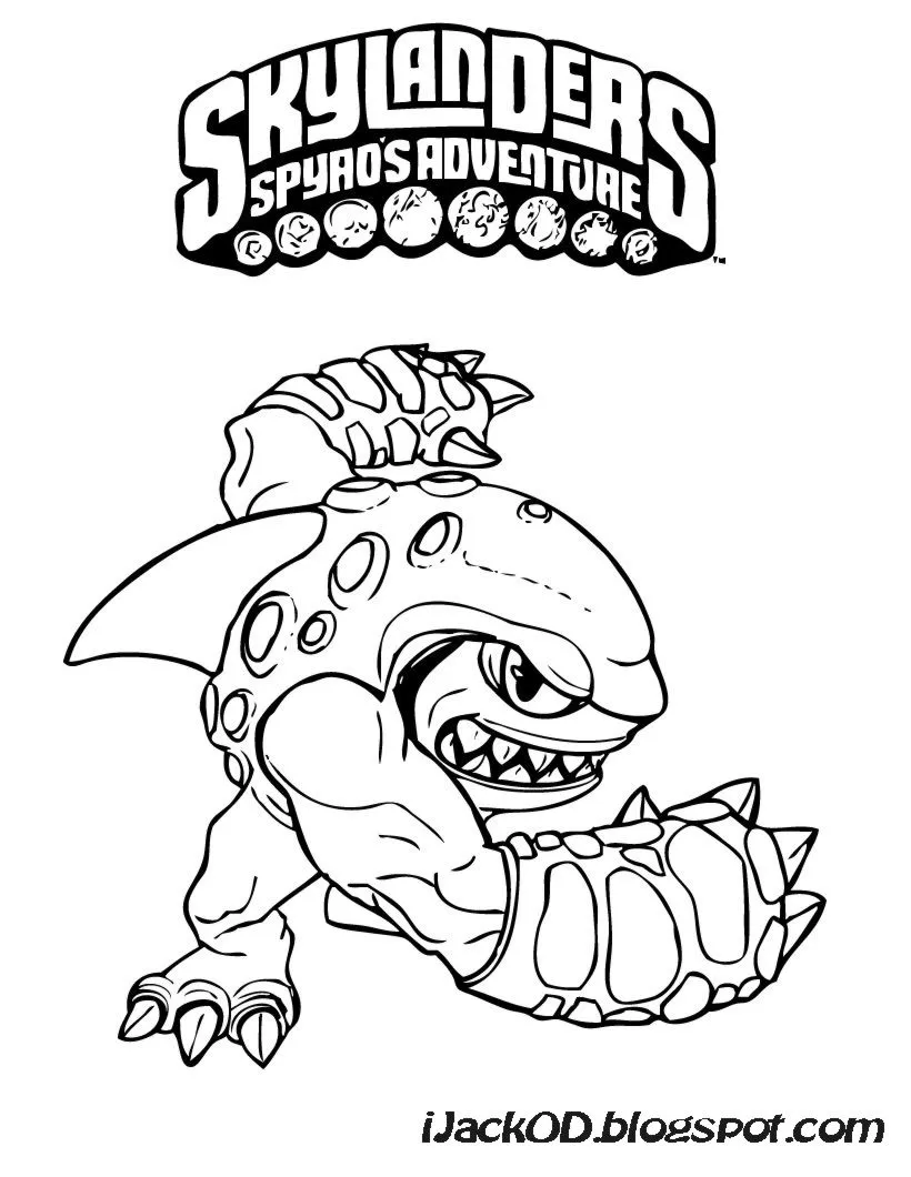 iJack O D Colouring Pages: Skylanders: Spyro's Adventure Colouring ... iJack O D Colouring Pages: Skylanders: Spyro's Adventure Colouring ...