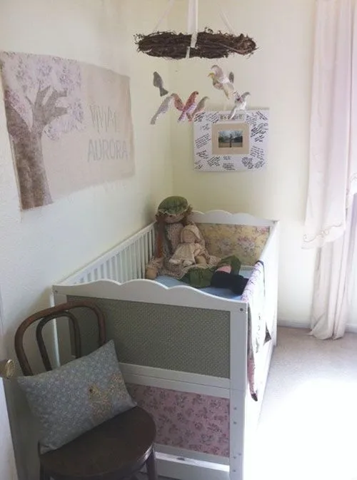 Ikea hack: Tela para forrar la cuna : Baby- Ikea hack: Tela para forrar la cuna : Baby-