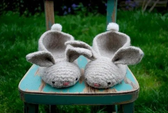 iKnitts: Patron para tejer una pantuflas de botita iKnitts: Patron para tejer una pantuflas de botita