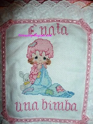 Il mercatino di Nereashop: Fiocco nascita precious moment