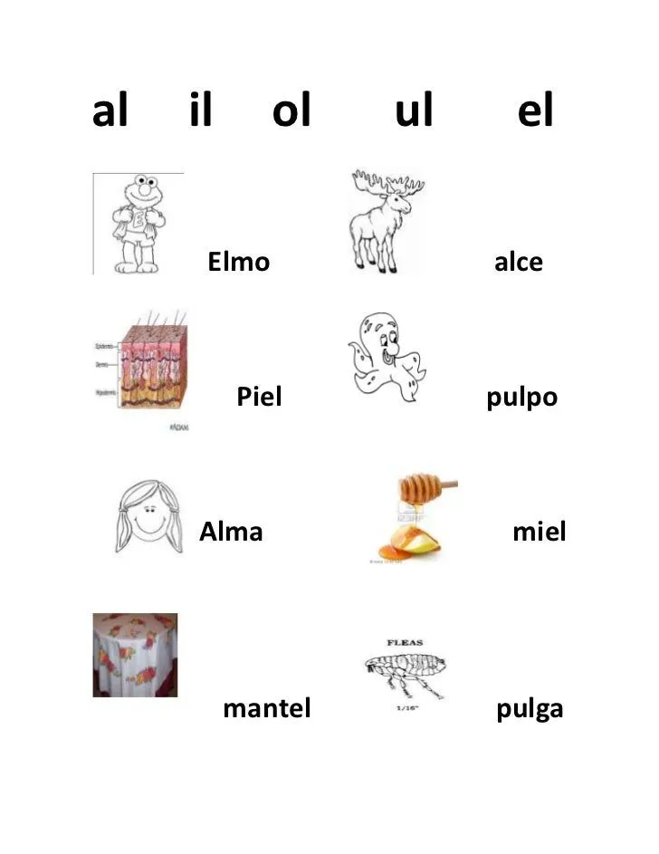 Al il ol ul el