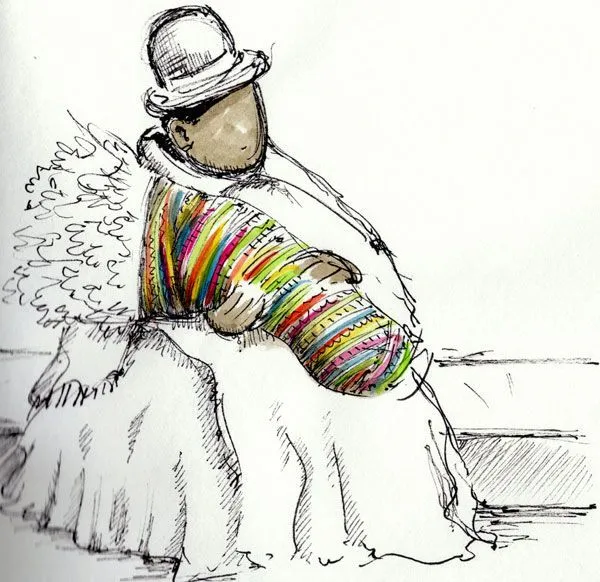 illustration #dibujo #Bolivia #cholita muchos colores!!! | coya ... illustration #dibujo #Bolivia #cholita muchos colores!!! | coya ...