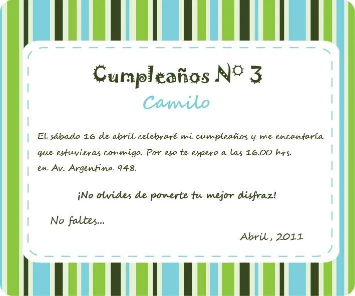 Ilumina Boutique: Invitación para cumpleaños