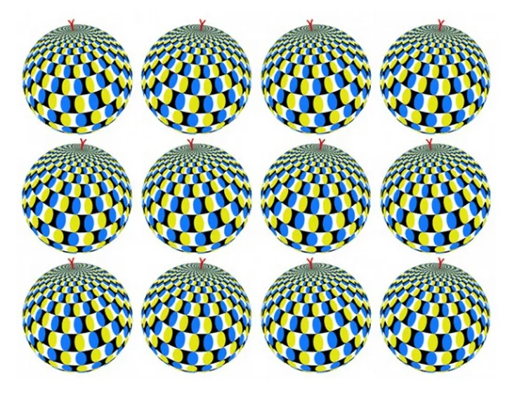 8 Ilusiones Opticas que se mueven solas - Identi