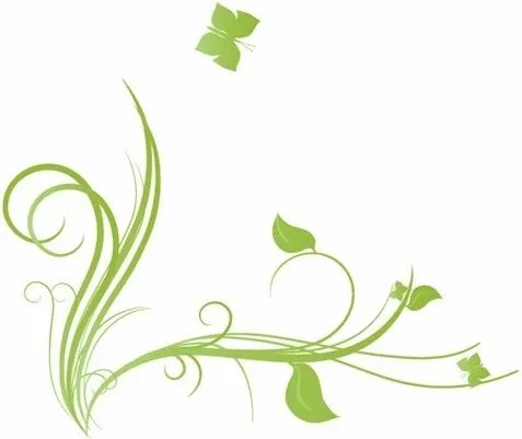 Ilustración floral con mariposa de elementos de diseño vectorial ... Ilustración floral con mariposa de elementos de diseño vectorial ...