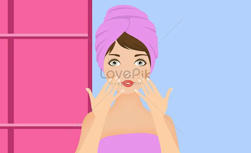 Ilustración De Niña Belleza Bañándose | PSD ilustraciones imagenes descarga  gratis - Lovepik