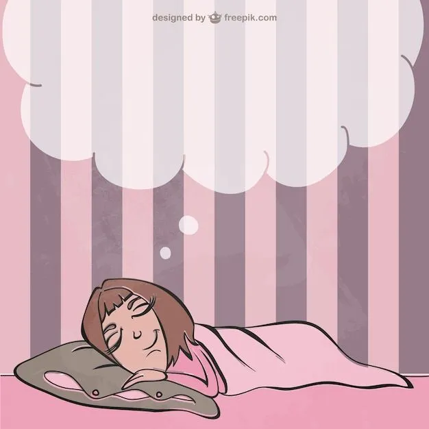 Ilustración niña soñando | Descargar Vectores gratis Ilustración niña soñando | Descargar Vectores gratis
