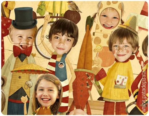 Ilustración, orlas, Invitaciones bautizo, comunión, cumpleaños ...