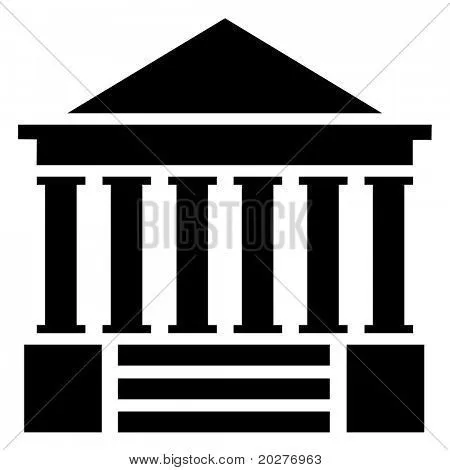 Ilustración del Palacio de justicia, aislado sobre fondo blanco ... Ilustración del Palacio de justicia, aislado sobre fondo blanco ...