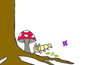 La ilustración de la portada muestra la cuncuna con la mariposa, ya ... La ilustración de la portada muestra la cuncuna con la mariposa, ya ...