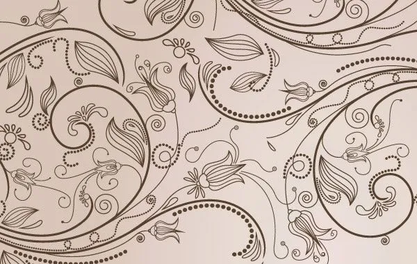 Ilustración vectorial con flores abstractas Resumen de vectores ... Ilustración vectorial con flores abstractas Resumen de vectores ...