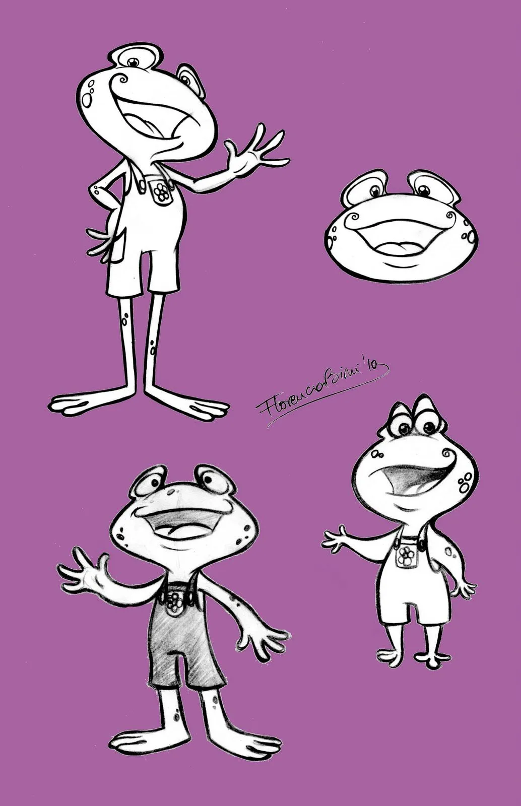 Ilustraciones y Diseño de Personajes: diseños de sapitos Ilustraciones y Diseño de Personajes: diseños de sapitos