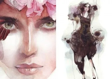 Pinturas de caras de mujeres - Imagui