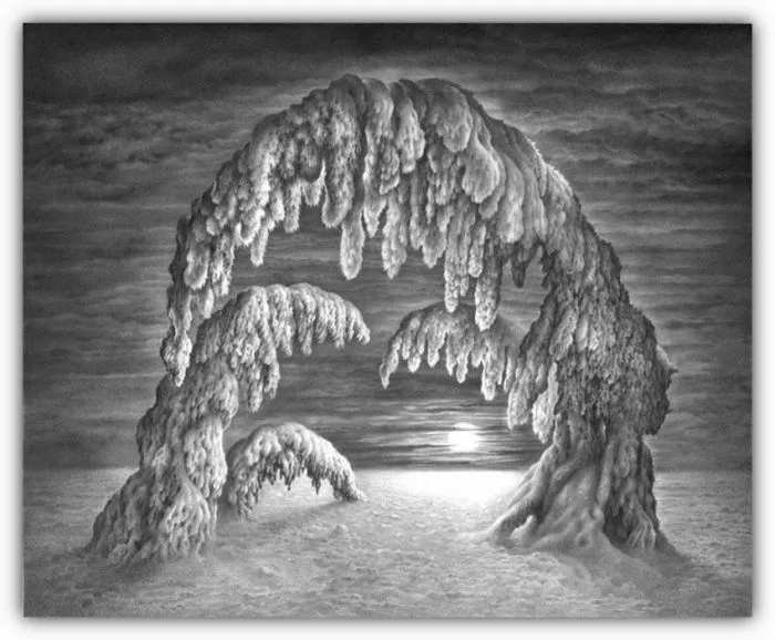 Ilustraciones de paisajes nevados e invernales | Blogodisea Ilustraciones de paisajes nevados e invernales | Blogodisea